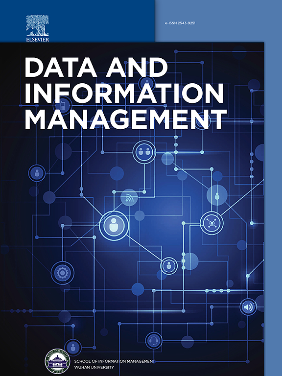 Go to journal home page - Data and Information Management